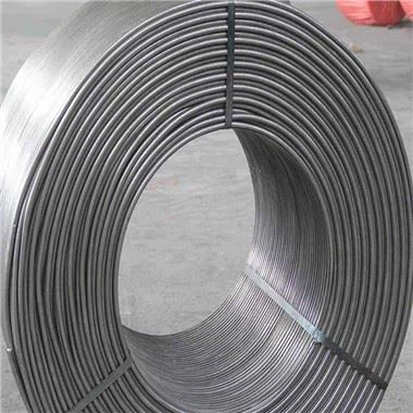 Fio com núcleo CaSi de silício de cálcio com diâmetro de 13 mm para fabricação de aço