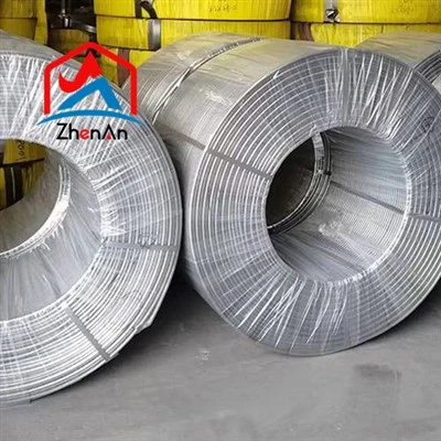 Fio tubular de ferro e cálcio