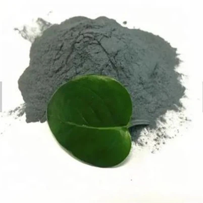 Pó SIC verde para material de proteção