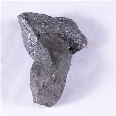Pedaço de liga de carbono e silício para siderurgia